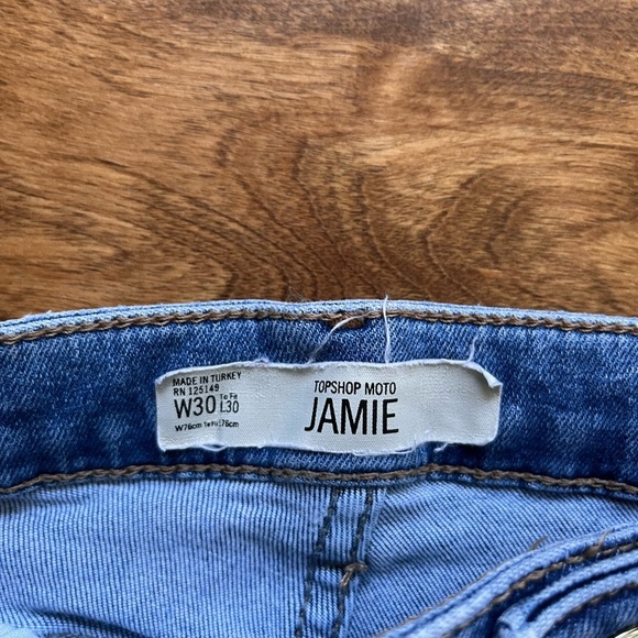 TOPSHOP High-Rise Skinny Ankle 30 - Picture 5 of 12